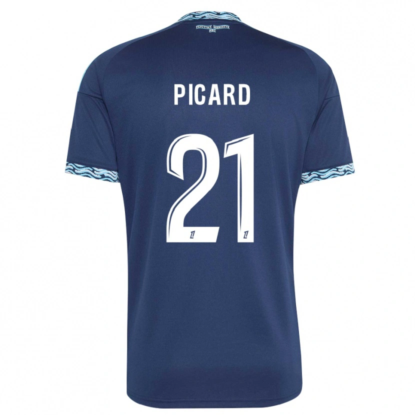 Danxen Kinder Océane Picard #21 Stahlblau Weiß Heimtrikot Trikot 2026/27 T-Shirt