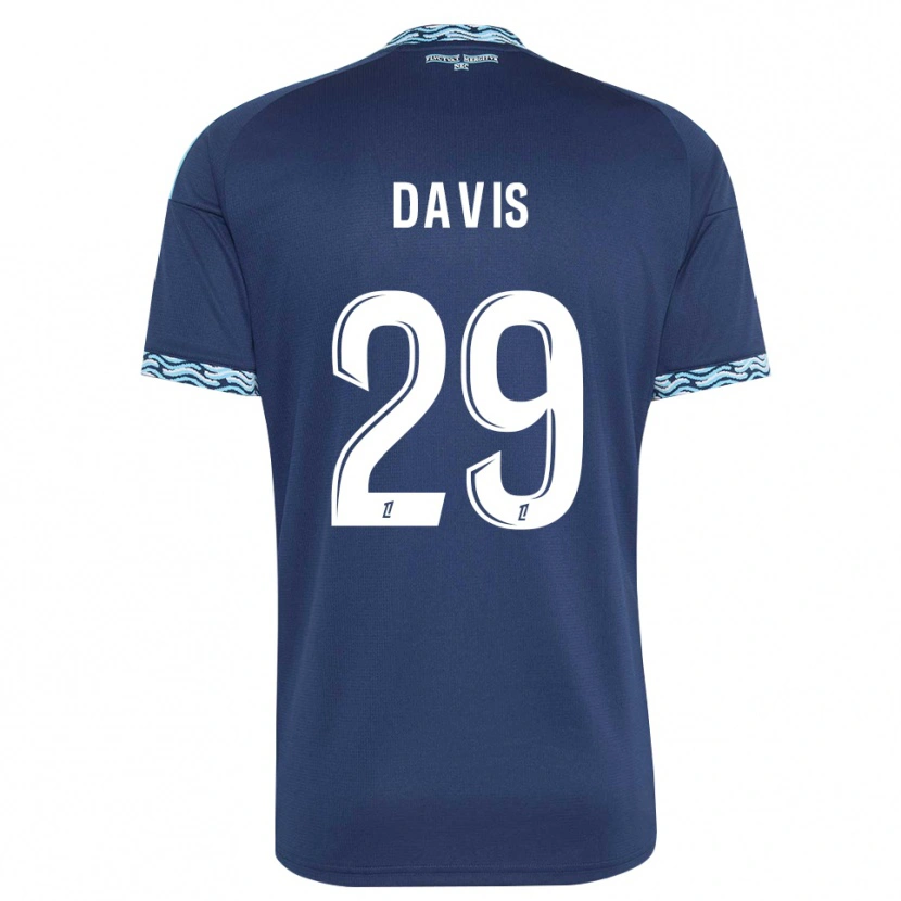 Danxen Kinder Deja Davis #29 Stahlblau Weiß Heimtrikot Trikot 2026/27 T-Shirt