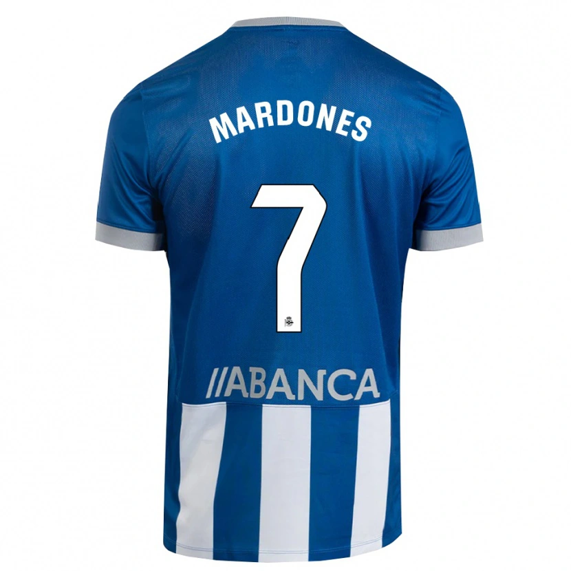 Danxen Kinder Alvaro Mardones #7 Blau Grau Weiß Heimtrikot Trikot 2026/27 T-Shirt