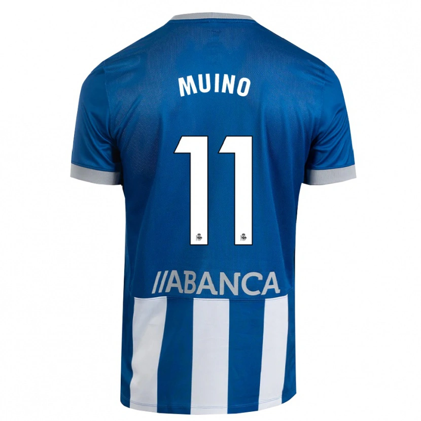 Danxen Kinder Rosalía Muiño #11 Blau Grau Weiß Heimtrikot Trikot 2026/27 T-Shirt
