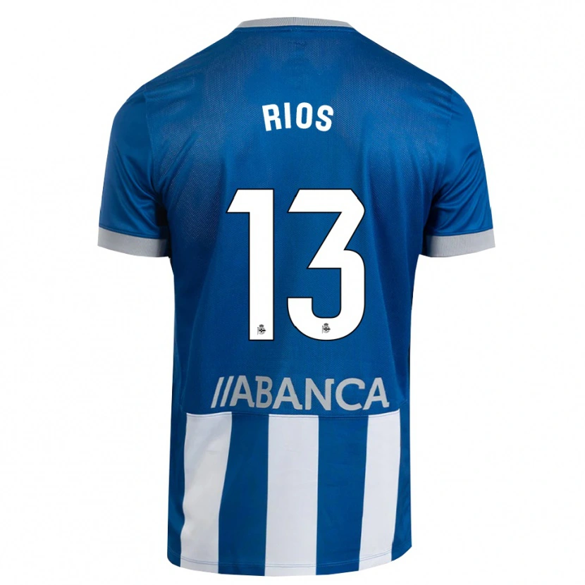 Danxen Kinder Hugo Rios #13 Blau Grau Weiß Heimtrikot Trikot 2026/27 T-Shirt