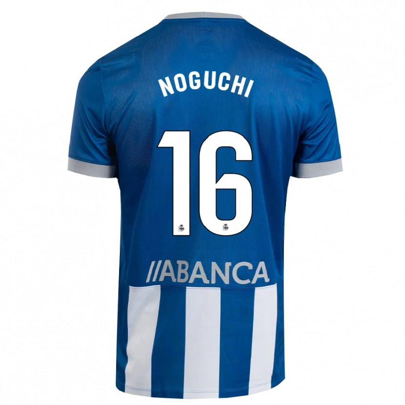 Danxen Kinder Ayaka Noguchi #16 Blau Grau Weiß Heimtrikot Trikot 2026/27 T-Shirt