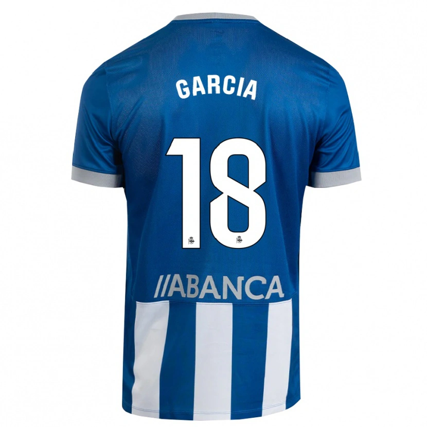 Danxen Kinder Raquel García #18 Blau Grau Weiß Heimtrikot Trikot 2026/27 T-Shirt