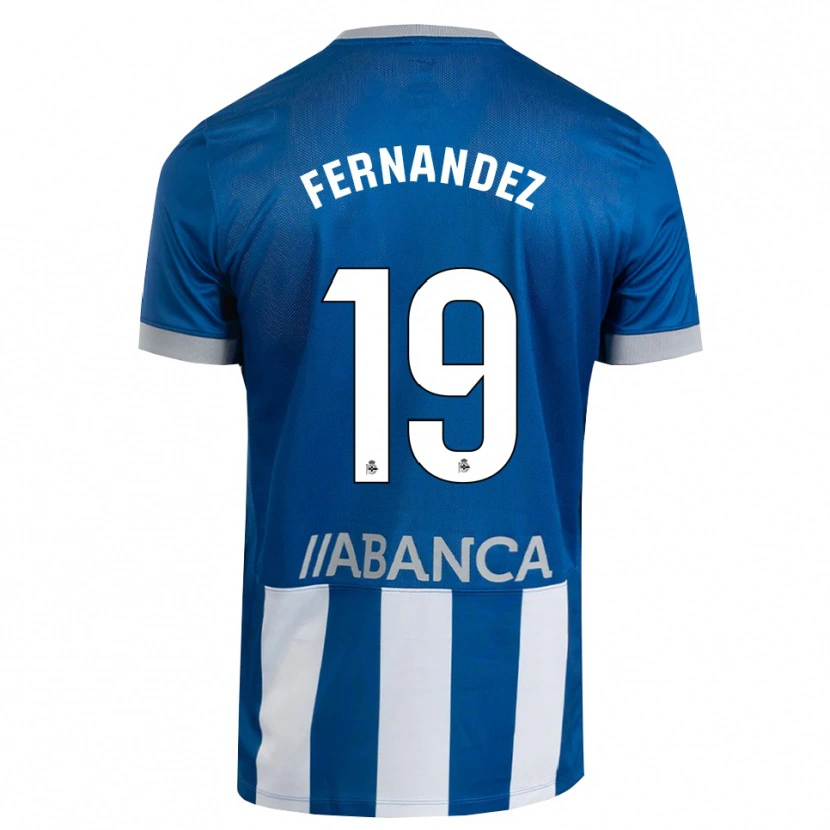 Danxen Kinder Quique Fernández #19 Blau Grau Weiß Heimtrikot Trikot 2026/27 T-Shirt