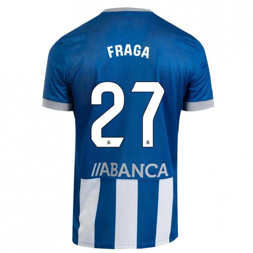 Danxen Kinder Álvaro Fraga #27 Blau Grau Weiß Heimtrikot Trikot 2026/27 T-Shirt