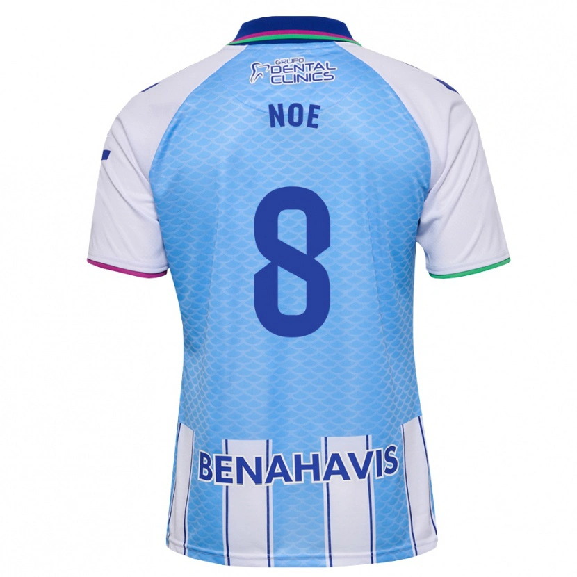 Danxen Kinder Noelia Salas Mullens #8 Tief Himmelblau Weiß Heimtrikot Trikot 2026/27 T-Shirt