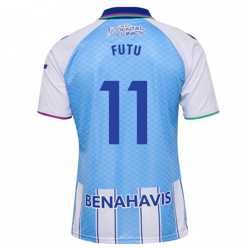 Danxen Kinder Mirian Córdoba Álvarez #11 Tief Himmelblau Weiß Heimtrikot Trikot 2026/27 T-Shirt