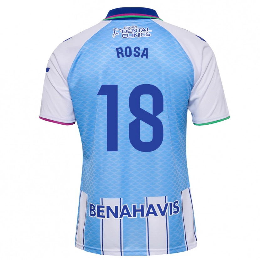 Danxen Kinder Marcos Rosa #18 Tief Himmelblau Weiß Heimtrikot Trikot 2026/27 T-Shirt