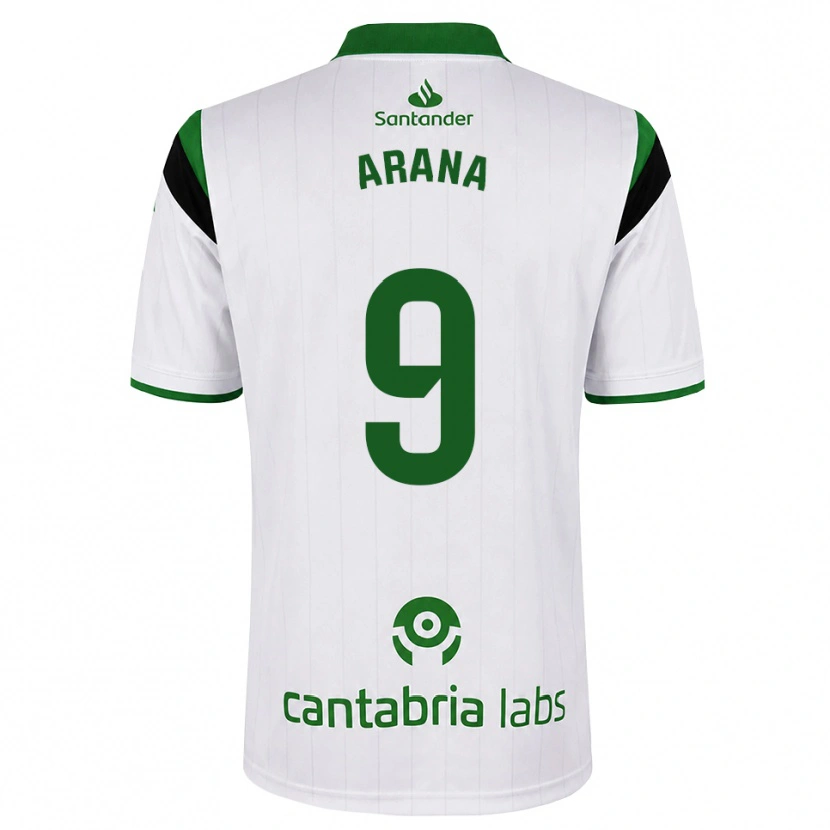 Danxen Kinder Juan Carlos Arana #9 Weißgrün Schwarz Heimtrikot Trikot 2026/27 T-Shirt