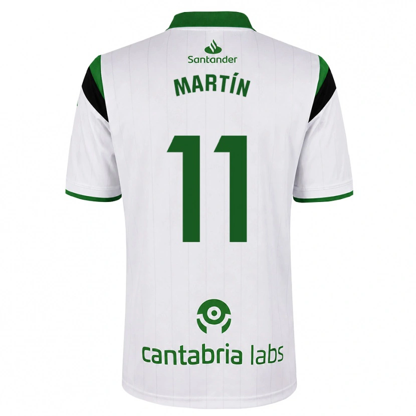 Danxen Kinder Andrés Martín #11 Weißgrün Schwarz Heimtrikot Trikot 2026/27 T-Shirt