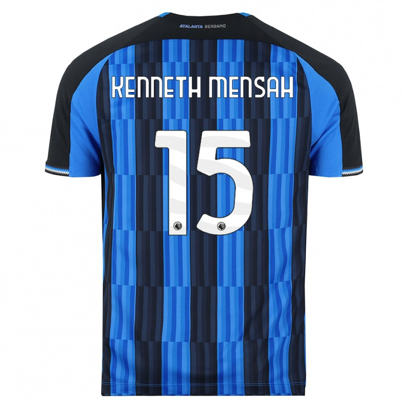Danxen Kinder Anthony Kenneth Mensah #15 Blau Schwarz Rot Heimtrikot Trikot 2026/27 T-Shirt