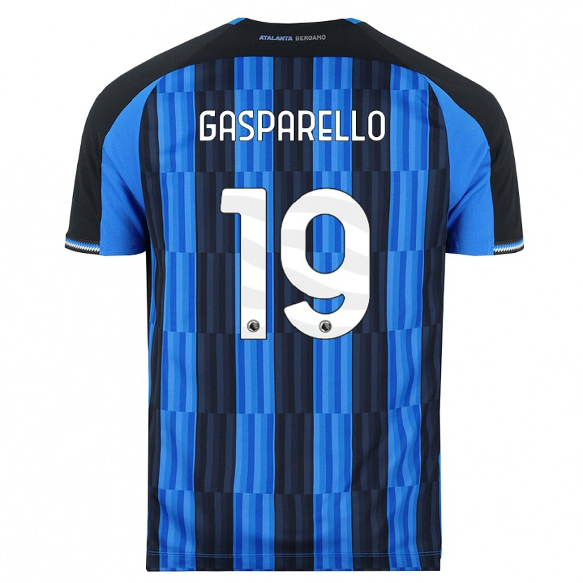 Danxen Kinder Francesco Gasparello #19 Blau Schwarz Rot Heimtrikot Trikot 2026/27 T-Shirt