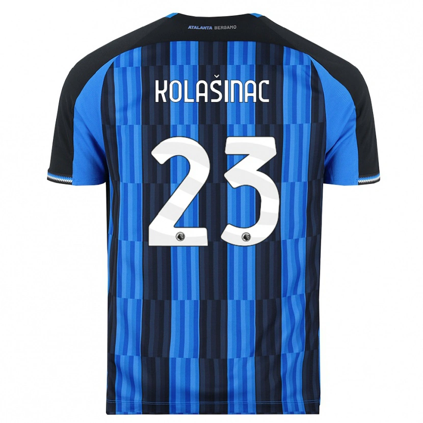 Danxen Kinder Sead Kolasinac #23 Blau Schwarz Rot Heimtrikot Trikot 2026/27 T-Shirt