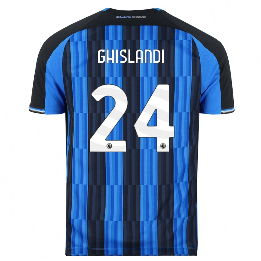 Danxen Kinder Davide Ghislandi #24 Blau Schwarz Rot Heimtrikot Trikot 2026/27 T-Shirt