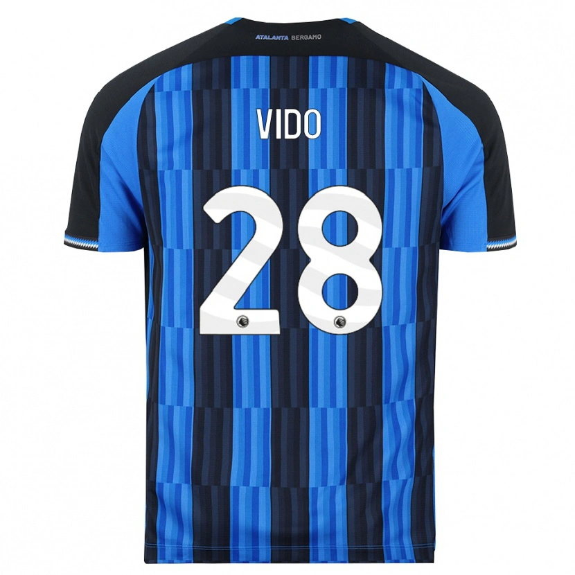 Danxen Kinder Luca Vido #28 Blau Schwarz Rot Heimtrikot Trikot 2026/27 T-Shirt