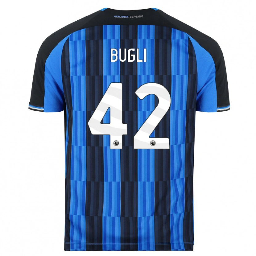 Danxen Kinder Gabriel Bugli #42 Blau Schwarz Rot Heimtrikot Trikot 2026/27 T-Shirt
