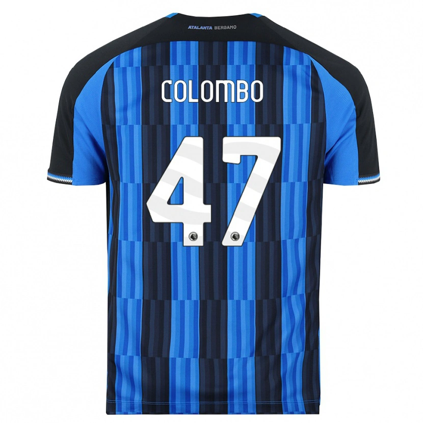 Danxen Kinder Matteo Colombo #47 Blau Schwarz Rot Heimtrikot Trikot 2026/27 T-Shirt