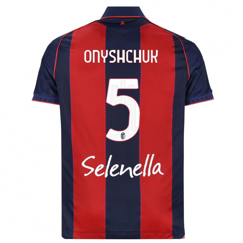 Danxen Kinder Zakhar Onyshchuk #5 Königsblau Rot Weiß Heimtrikot Trikot 2026/27 T-Shirt