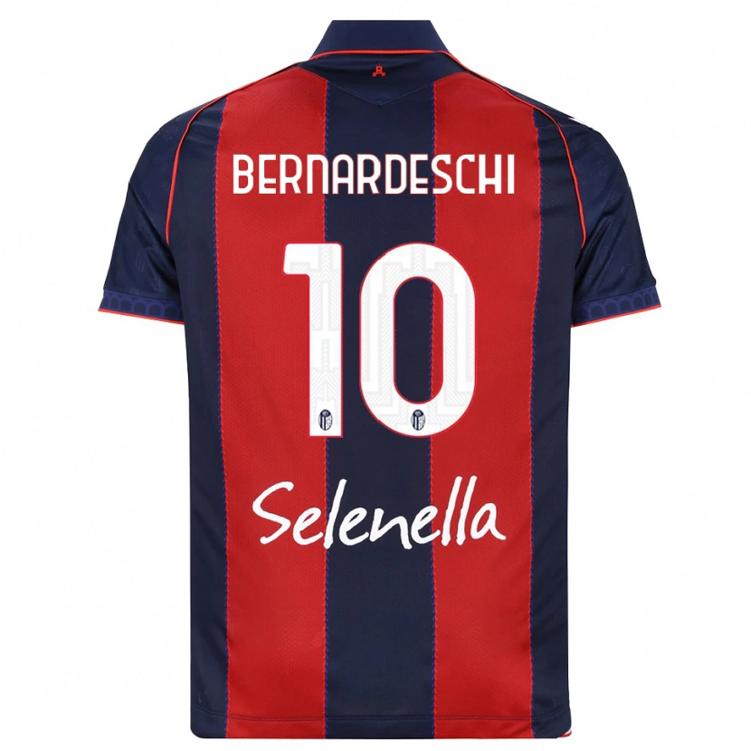 Danxen Kinder Federico Bernardeschi #10 Königsblau Rot Weiß Heimtrikot Trikot 2026/27 T-Shirt