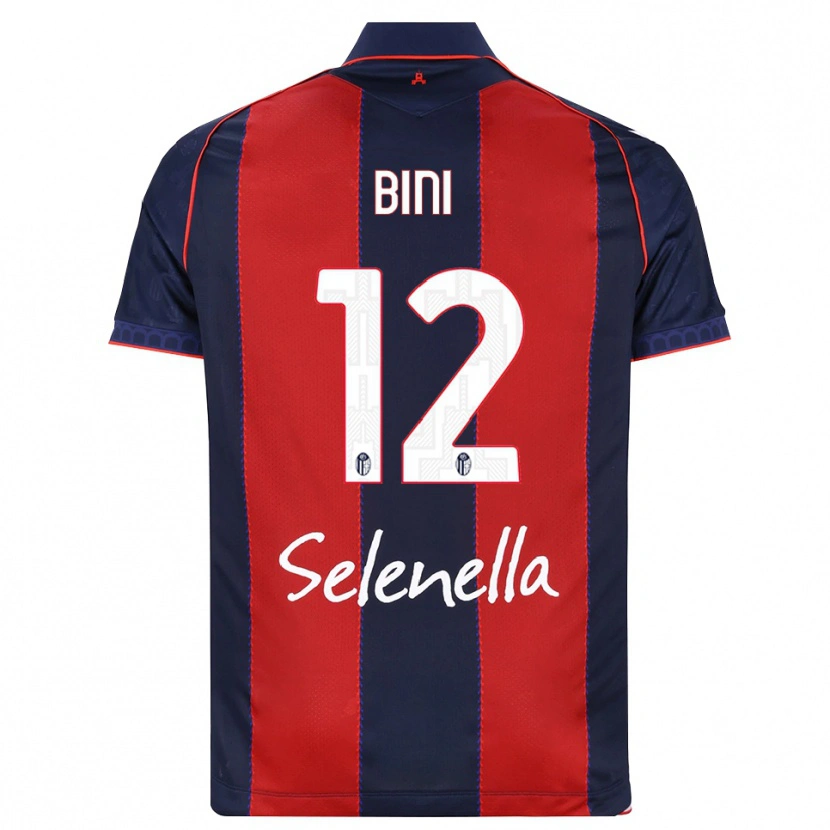 Danxen Kinder Cesare Bini #12 Königsblau Rot Weiß Heimtrikot Trikot 2026/27 T-Shirt