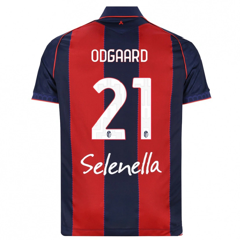 Danxen Kinder Jens Odgaard #21 Königsblau Rot Weiß Heimtrikot Trikot 2026/27 T-Shirt