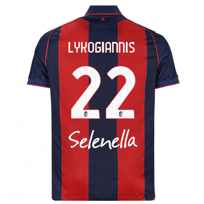 Danxen Kinder Charalampos Lykogiannis #22 Königsblau Rot Weiß Heimtrikot Trikot 2026/27 T-Shirt