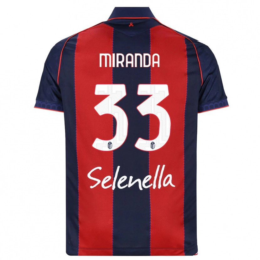 Danxen Kinder Juan Miranda #33 Königsblau Rot Weiß Heimtrikot Trikot 2026/27 T-Shirt