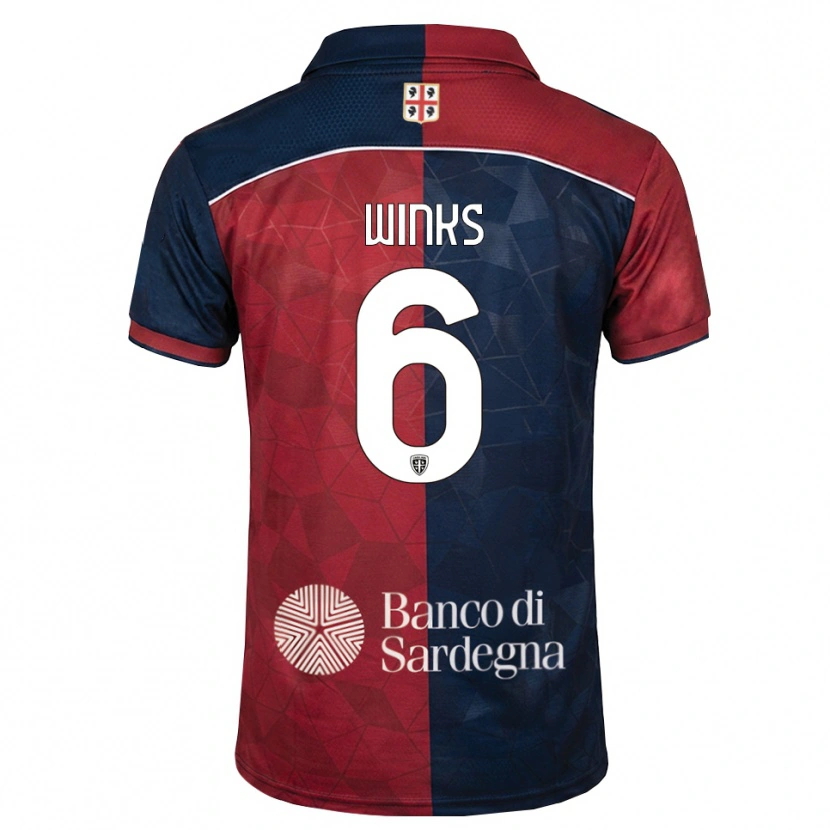 Danxen Kinder Harry Winks #6 Burgund Rot Königsblau Heimtrikot Trikot 2026/27 T-Shirt