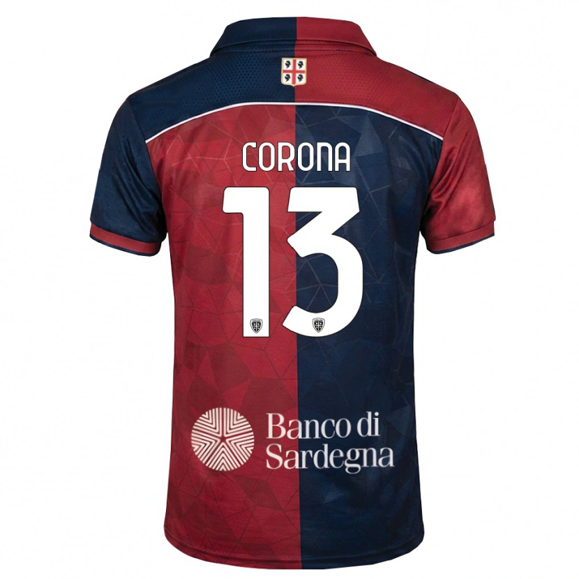 Danxen Kinder Claudio Corona #13 Burgund Rot Königsblau Heimtrikot Trikot 2026/27 T-Shirt