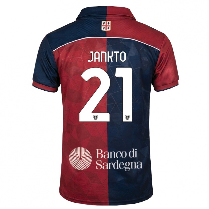Danxen Kinder Jakub Jankto #21 Burgund Rot Königsblau Heimtrikot Trikot 2026/27 T-Shirt