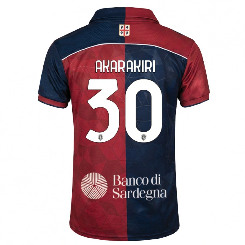 Danxen Kinder Demi Akarakiri #30 Burgund Rot Königsblau Heimtrikot Trikot 2026/27 T-Shirt