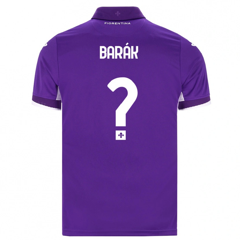 Danxen Kinder Antonín Barák #0 Lila Weiß Pink Heimtrikot Trikot 2026/27 T-Shirt