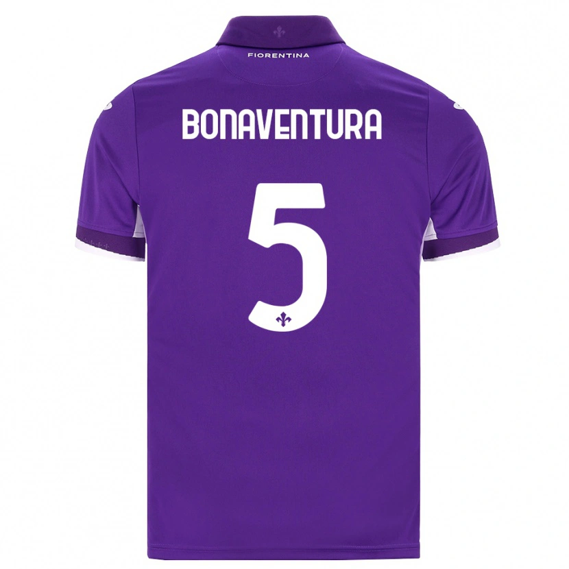 Danxen Kinder Giacomo Bonaventura #5 Lila Weiß Pink Heimtrikot Trikot 2026/27 T-Shirt