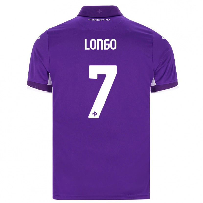 Danxen Kinder Miriam Longo #7 Lila Weiß Pink Heimtrikot Trikot 2026/27 T-Shirt
