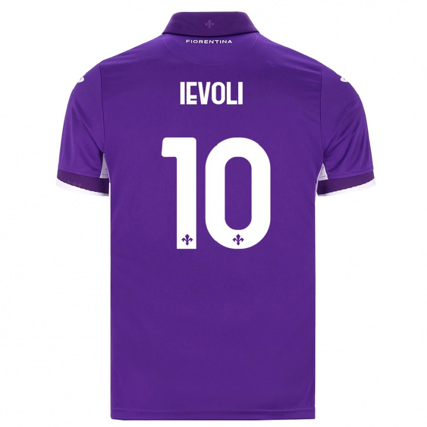 Danxen Kinder Mattia Ievoli #10 Lila Weiß Pink Heimtrikot Trikot 2026/27 T-Shirt