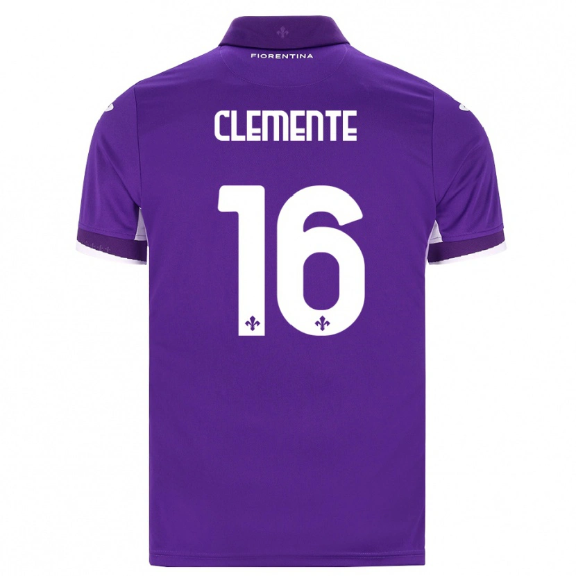 Danxen Kinder Raffaele Clemente #16 Lila Weiß Pink Heimtrikot Trikot 2026/27 T-Shirt