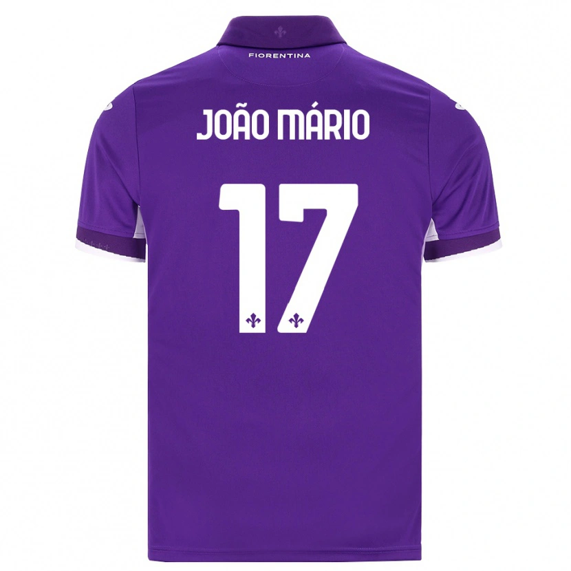 Danxen Kinder João Mário #17 Lila Weiß Pink Heimtrikot Trikot 2026/27 T-Shirt