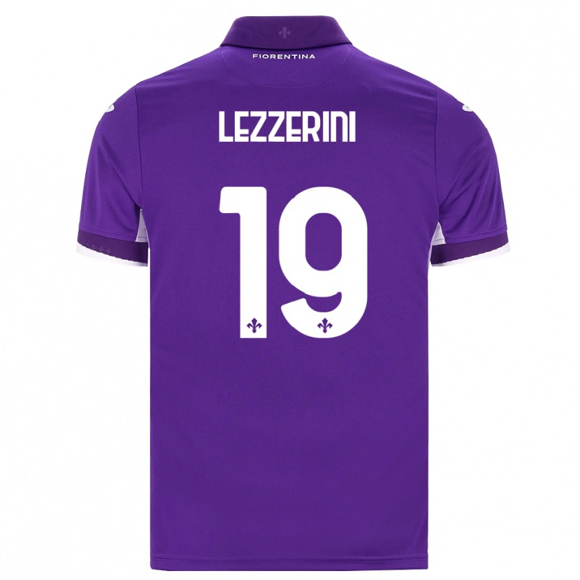 Danxen Kinder Luca Lezzerini #19 Lila Weiß Pink Heimtrikot Trikot 2026/27 T-Shirt