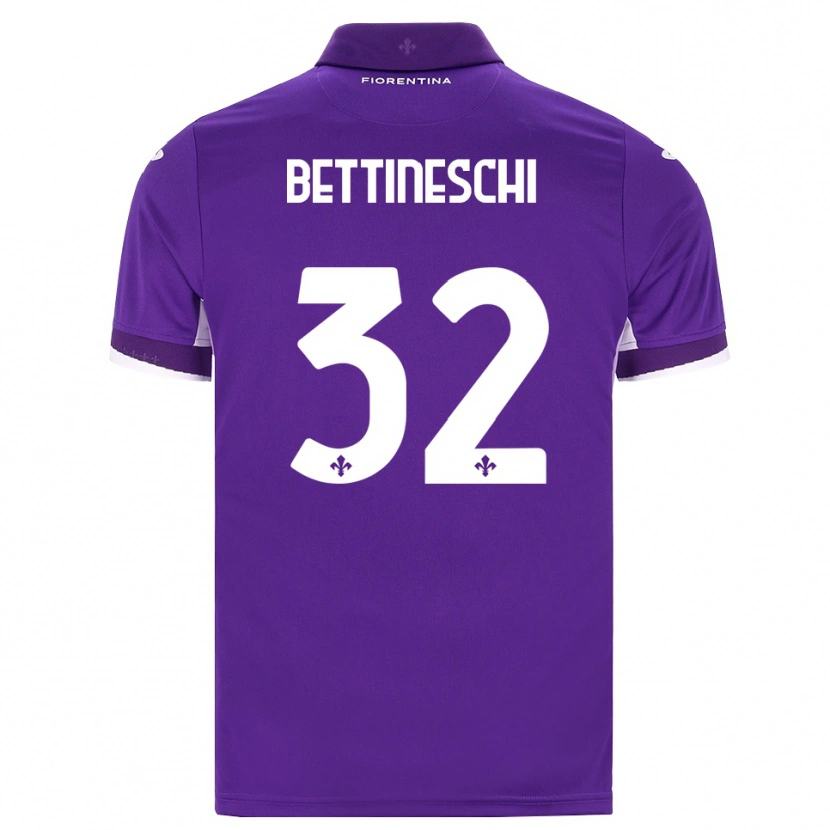 Danxen Kinder Giorgia Bettineschi #32 Lila Weiß Pink Heimtrikot Trikot 2026/27 T-Shirt