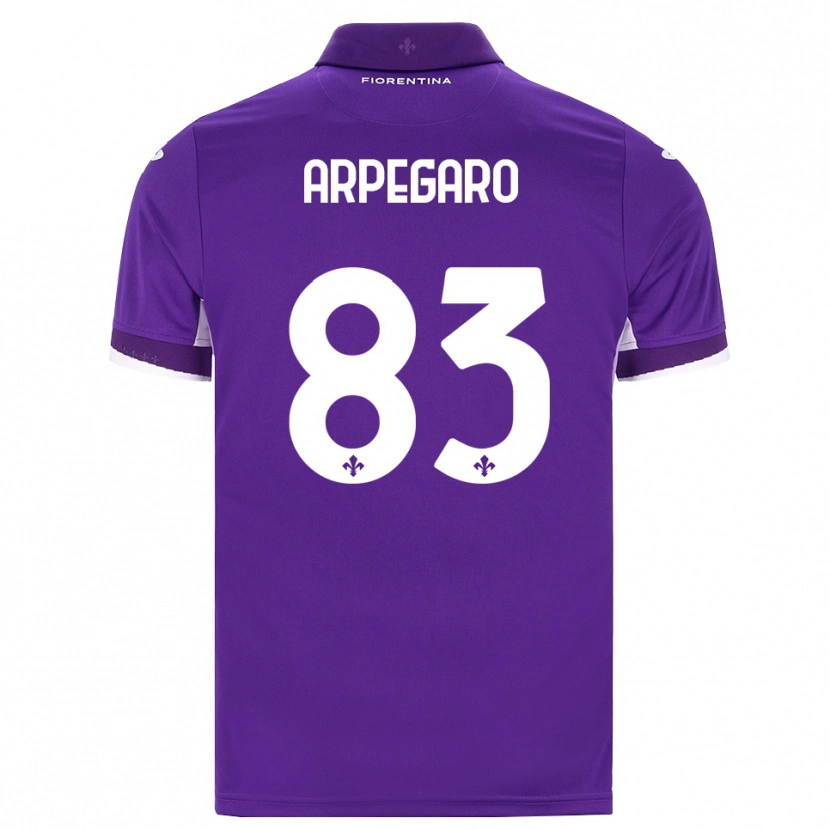 Danxen Kinder Sofia Arpegaro #83 Lila Weiß Pink Heimtrikot Trikot 2026/27 T-Shirt