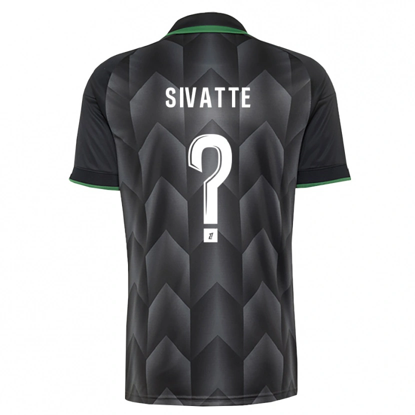 Danxen Kinder Noah Sivatte #0 Schwarzgrün Auswärtstrikot Trikot 2026/27 T-Shirt