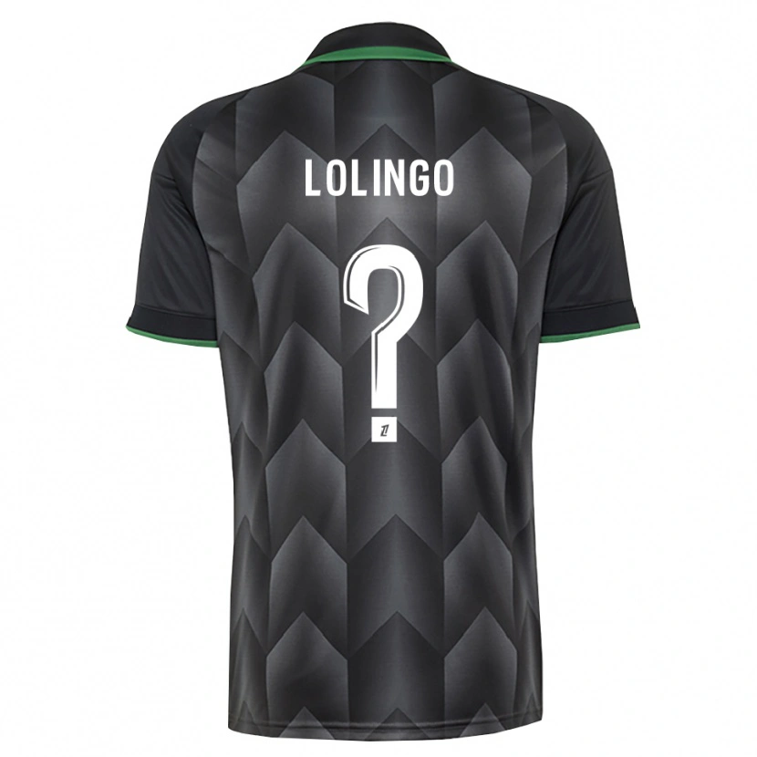 Danxen Kinder David Lolingo #0 Schwarzgrün Auswärtstrikot Trikot 2026/27 T-Shirt