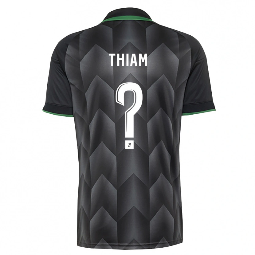 Danxen Kinder Mamadou Thiam #0 Schwarzgrün Auswärtstrikot Trikot 2026/27 T-Shirt