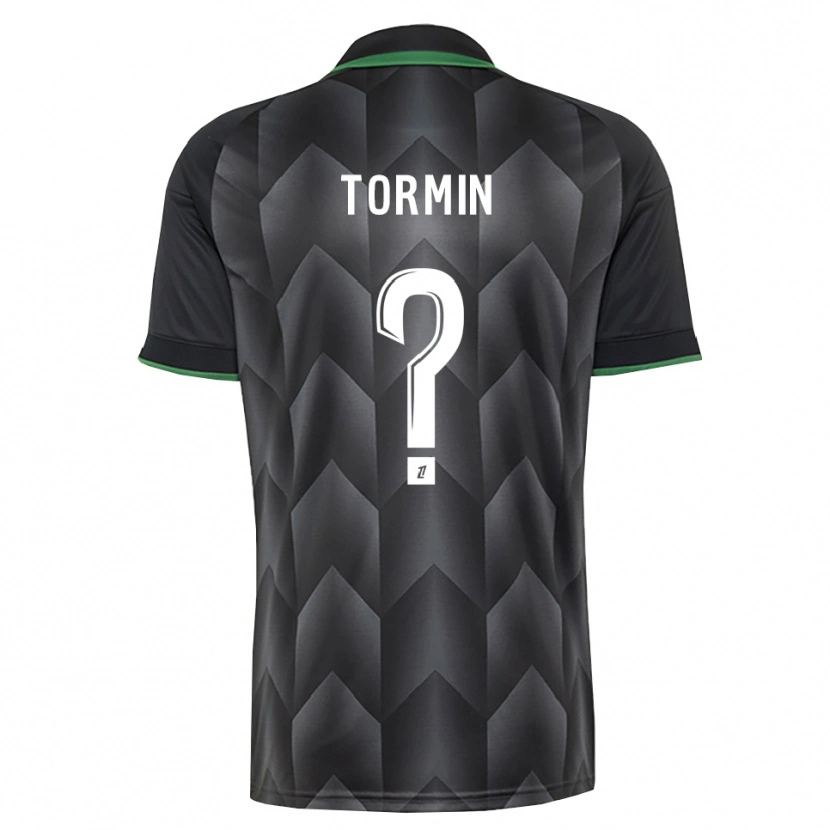 Danxen Kinder Sean Tormin #0 Schwarzgrün Auswärtstrikot Trikot 2026/27 T-Shirt