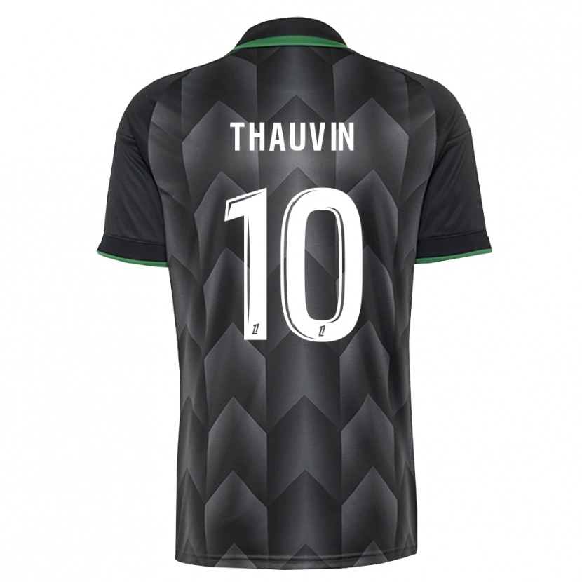 Danxen Kinder Florian Thauvin #10 Schwarzgrün Auswärtstrikot Trikot 2026/27 T-Shirt