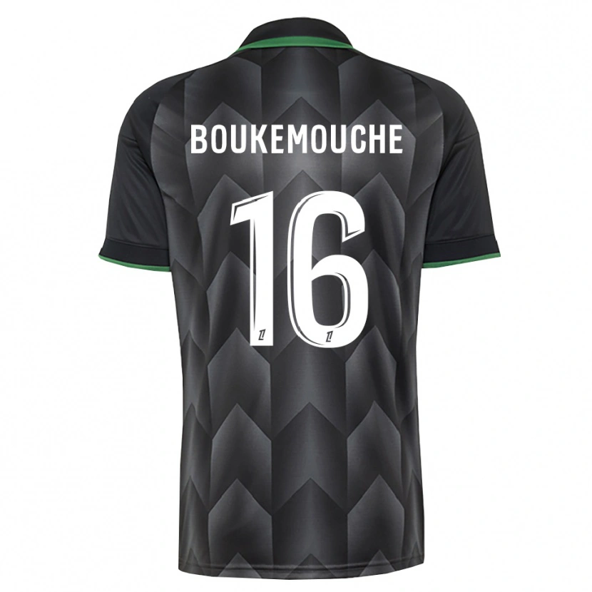 Danxen Kinder Amine Boukemouche #16 Schwarzgrün Auswärtstrikot Trikot 2026/27 T-Shirt