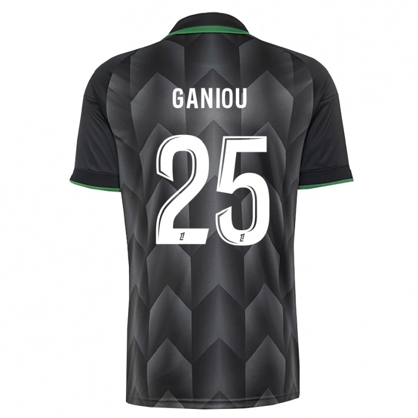 Danxen Kinder Ismaëlo Ganiou #25 Schwarzgrün Auswärtstrikot Trikot 2026/27 T-Shirt
