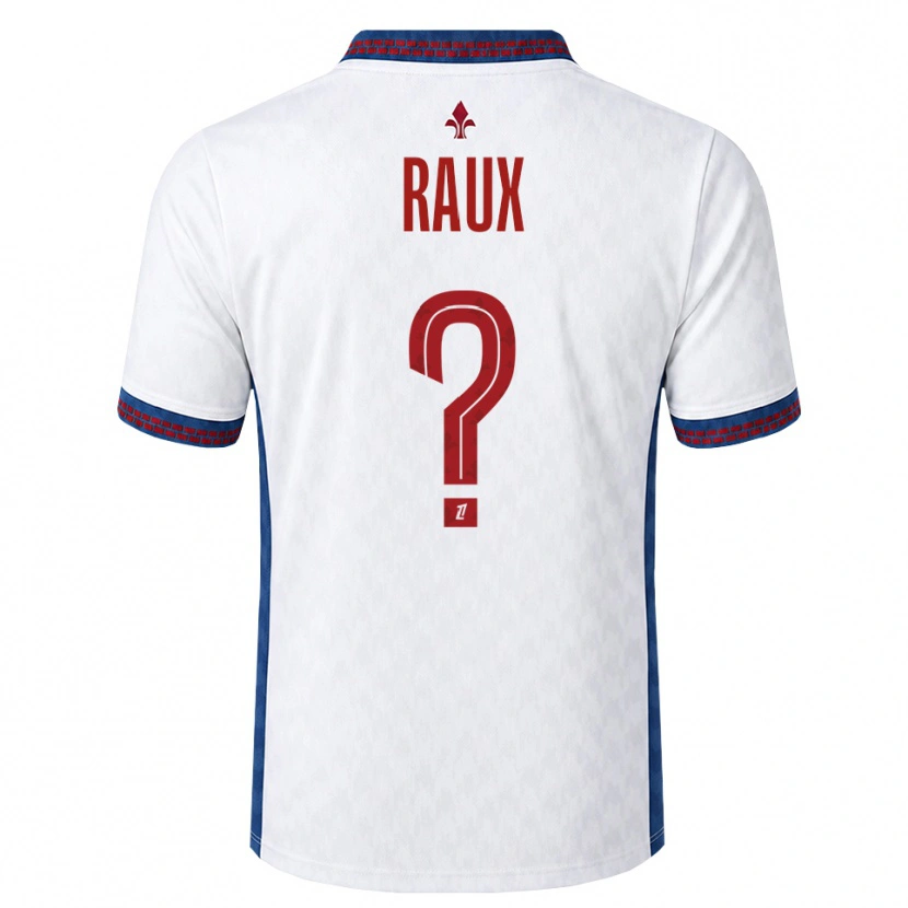 Danxen Kinder Jules Raux #0 Rot Weiß Blau Auswärtstrikot Trikot 2026/27 T-Shirt