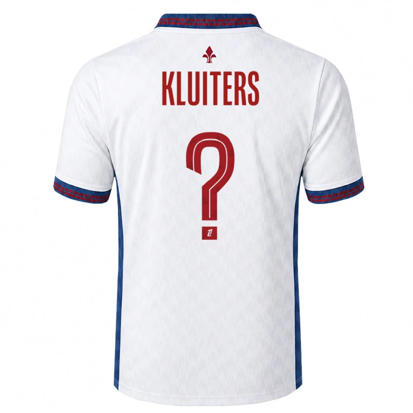 Danxen Kinder Luuk Kluiters #0 Rot Weiß Blau Auswärtstrikot Trikot 2026/27 T-Shirt