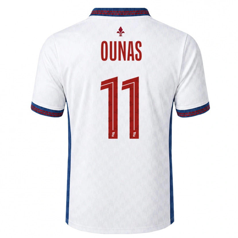 Danxen Kinder Adam Ounas #11 Rot Weiß Blau Auswärtstrikot Trikot 2026/27 T-Shirt
